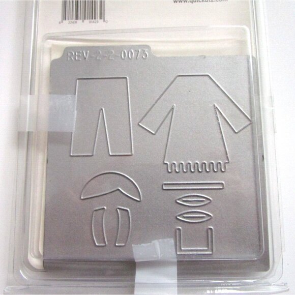 QuicKutz "Native American Cost"- 2 Die Cuts "REV 0073 Revolution Die" - 2007 NOS - Picture 6 of 7